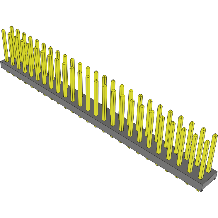 Samtec-MTMM-125-06-G-D-290 Steckverbinderleisten und Leiterplattenbuchsen Conn Unshrouded Header HDR 50 POS 2mm Solder ST Thru-Hole Bulk