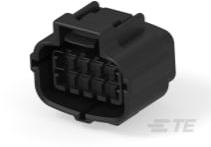 TE Connectivity-2822395-1 Einzeladersteckverbinder, Gehäuse Conn Housing PL 10 POS 4.8mm Crimp ST Cable Mount Black Bag