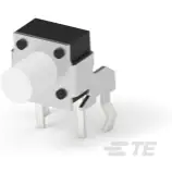 TE Connectivity-FSMRA6JH04 Conmutador táctil Switch Tactile OFF (ON) SPST Round Button PC Pins 0.05A 24VDC 1.57N Thru-Hole Loose