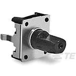 TE Connectivity-DP12SH1212A17.5F Mechanische Encoder Mechanical Encoder Rotary Incremental Flat Right Angle Quadrature Digital Square Wave 12PPR Through Hole PC Pin