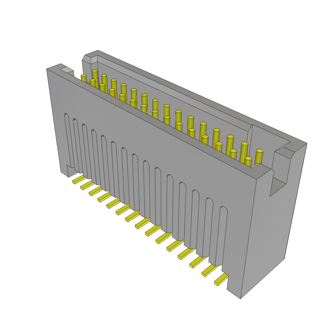 Samtec-TFC-115-32-L-D Steckverbinderleisten und Leiterplattenbuchsen Conn Shrouded Header HDR 30 POS 1.27mm Solder ST SMD Tube