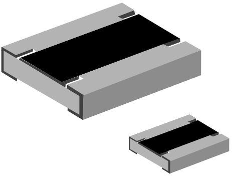 Vishay-RCA06121R00FKEALS Widerstand, fest, Oberflächenmontage, einzeln Res Thick Film 0612 1 Ohm 1% 1W ±100ppm/°C Sulfur Resistant Wide Terminal SMD T/R Automotive AEC-Q200