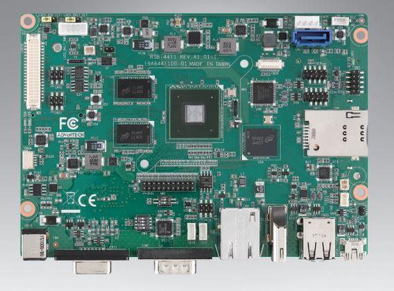Advantech-RSB-4411CD-PNA1E Single Board Computers - SBCs SBC, 1GHz NXP CPU 1GB DDR3 10Mbps/100Mbps/1000Mbps