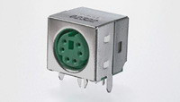TE Connectivity-1734124-2 Conector circular Conn Circular DIN SKT 6 POS Solder RA Thru-Hole 6 Terminal 1 Port Tray