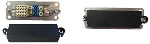 HARTING-09300105418 Steckverbinderzubehör Connector Accessories Protection Cover Straight Thermoplastic Han®