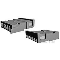 TE Connectivity-936289-2 Einzeladersteckverbinder, Gehäuse Conn Housing RCP 6 POS 2.54mm Crimp ST Cable Mount Black Bag
