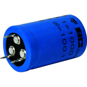 Vishay-MAL205159472E3 Kondensator, Aluminium Cap Aluminum Lytic 4700uF 100V 20% (40 X 50mm) Solder Pin 0.049 Ohm 5.21A 12000h 85°C Bulk