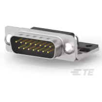 TE Connectivity-5745352-4 Steckverbinder, D-Sub Conn D-Sub PIN 15 POS 1.37mm Solder RA Thru-Hole 15 Terminal 1 Port Package