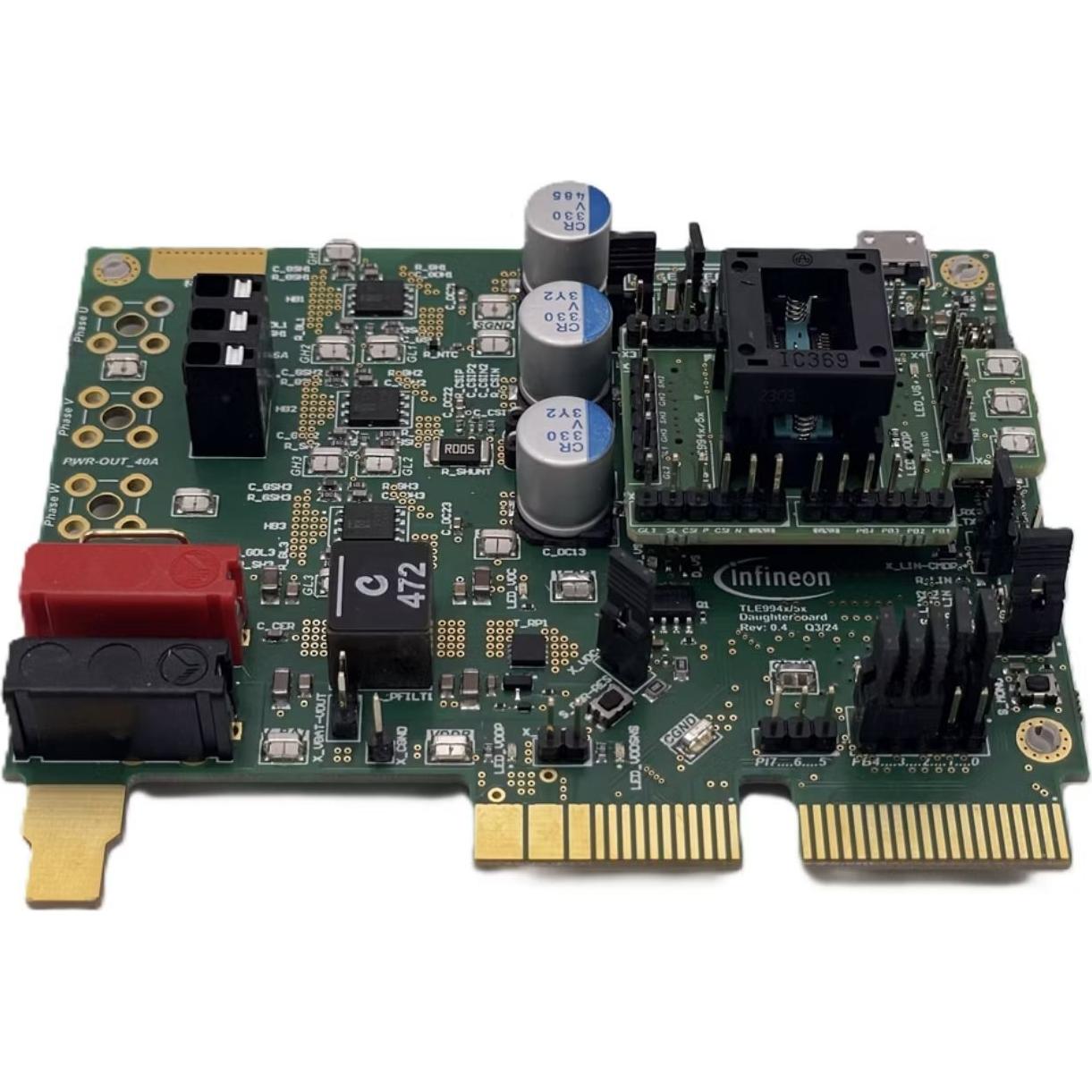 Infineon Technologies AG-TLE995XEVALBOARDTOBO1 Eingebettete Systementwicklungsboards und -kits TLE995X Microcontroller Evaluation Board