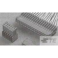 TE Connectivity-281792-5 Embases de raccordement et réceptacles PCB Conn HDR RCP 10 POS 2.54mm Crimp ST Cable Mount Blue Loose