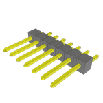 Conn Unshrouded Header HDR 7 POS 2.54mm Solder RA Side Entry SMD Tube