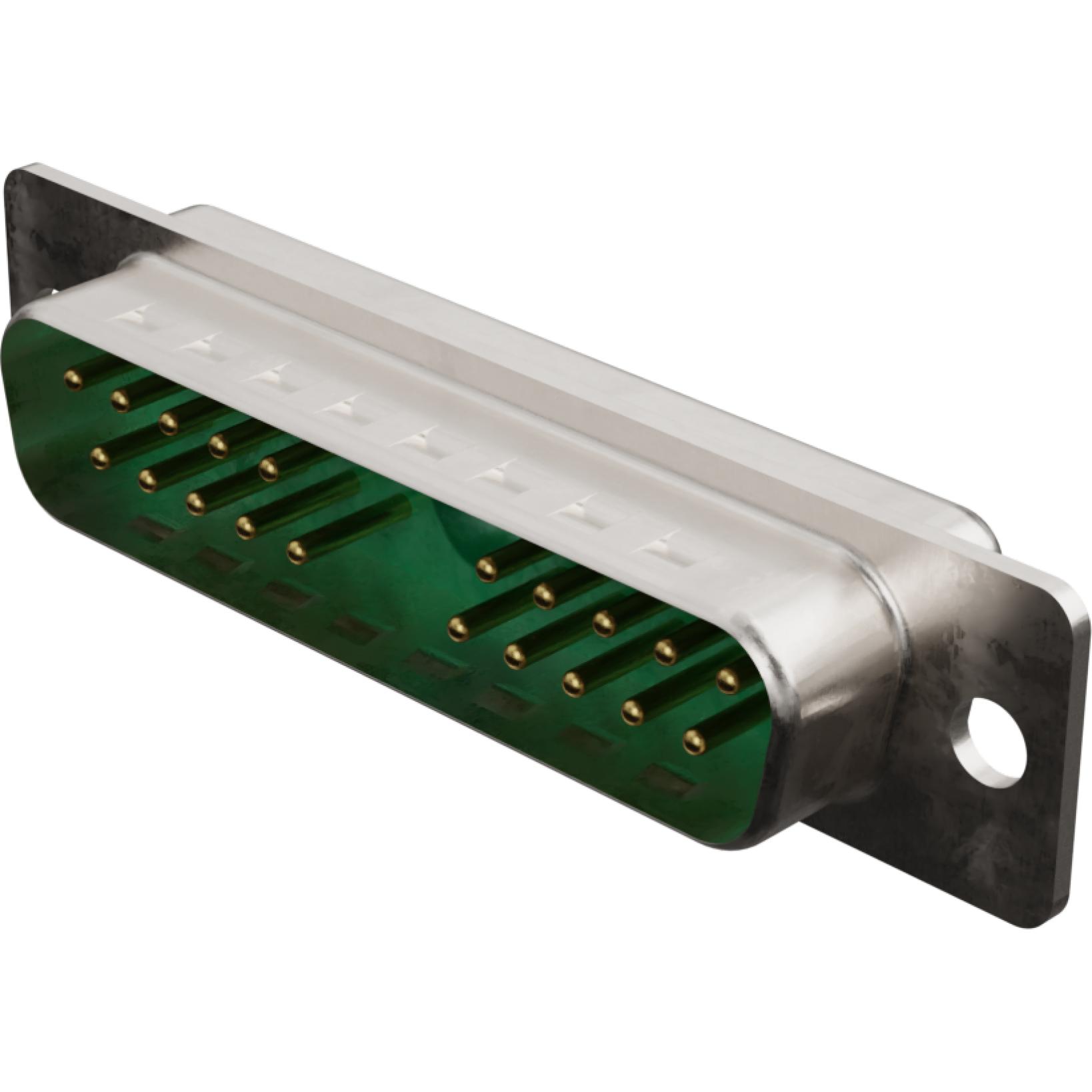 Molex-1727040021 Steckverbinder, D-Sub Conn D-Sub M 1Power/20Signal POS 2.84mm Solder Cup ST Cable Mount 21 Terminal 1 Port Carton