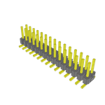 Conn Unshrouded Header HDR 30 POS 2.54mm Solder ST Top Entry SMD Tube