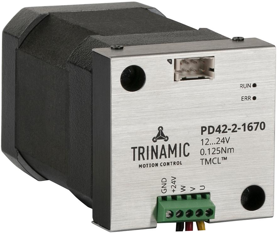 Analog Devices-PD42-2-1670-TMCL Moteurs CC sans balais Brushless DC Motors Square 24V 3.47A 4000r/min 0.125 1Shaft