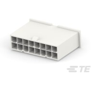 TE Connectivity-1-1969604-6 Carcaza de cables discretos de conector Conn Housing PL 16 POS 4.2mm Crimp ST Cable Mount White Bag