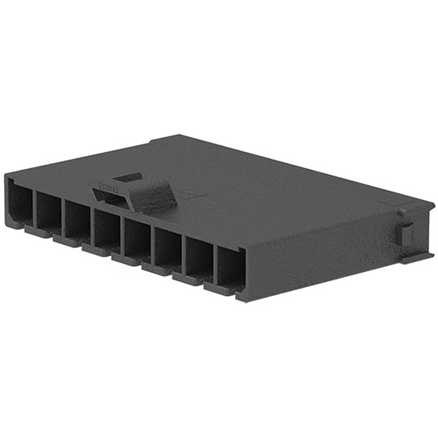 Molex-2138150108 分立接线罩连接器 Conn Housing PL 8 POS 5.7mm Crimp ST Cable Mount Black Bag