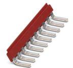 PHOENIX CONTACT-EB 10- DIK RD 30GRAD Steckverbinderbrücken und Shunts INSERTION BRIDGE, NUMBER OF POSITIONS 10, COLOR RED