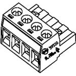 Conn Eurostyle Block F 6 POS 5mm Screw RA Cable Mount 18A/Contact Eurostyle™