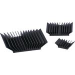 Heat Sink Passive BGA/PBGA Straight Thru-Hole Aluminum Alloy 6063-T5 Black Anodized