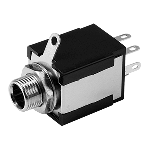 Conn Audio Jack F 5 POS Solder Lug ST Panel Mount 7 Terminal 1 Port Bulk