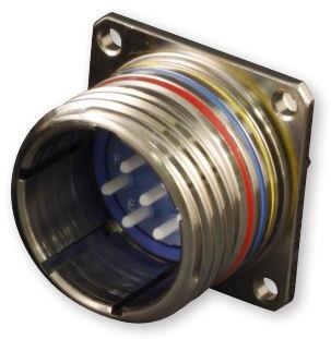 Glenair-180-091NFH7-17-8SN Steckverbinder, rund Conn Circular SKT 8 POS Crimp ST Wall Mount 8 Terminal 1 Port