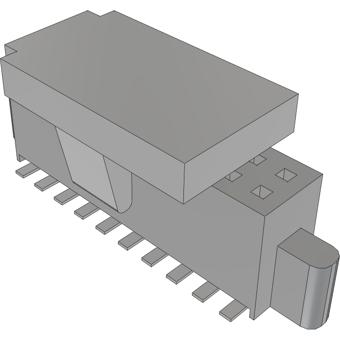Samtec-SFM-110-T2-SM-D-P Piastre connettori e prese PCB Conn Socket Strip SKT 20 POS 1.27mm Solder ST SMD TIGER EYE™ Tube