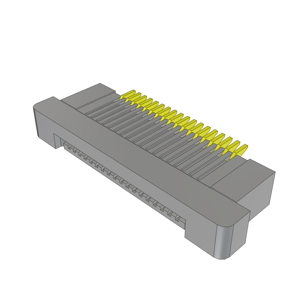 Samtec-ZF5S-18-02-T-WT Conector FFC-FPC Conn FFC Connector SKT 18 POS 0.5mm Solder RA SMD Tube