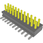 Conn Unshrouded Header HDR 22 POS 1mm Solder ST Top Entry SMD Tube