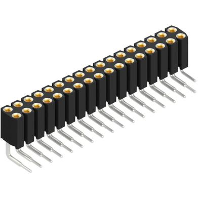 Fischer Elektronik-BL 8 34 Cabezales del conector y receptáculos PCB Conn Socket Strip F 34 POS 2.54mm Solder