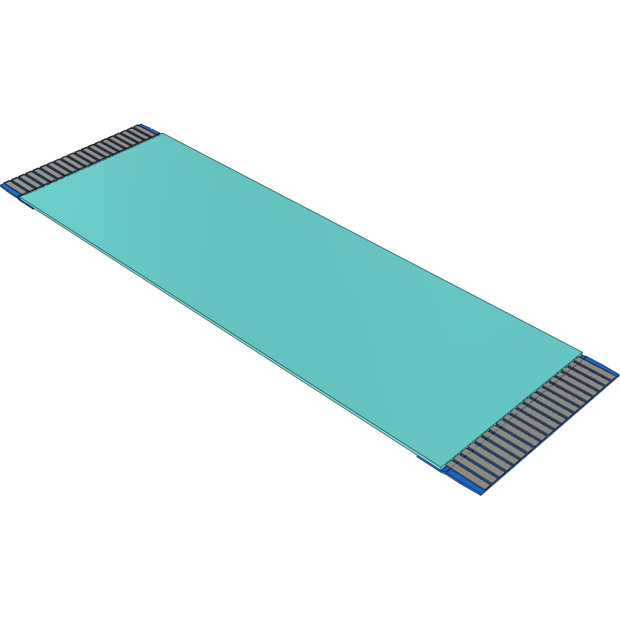 Samtec-FJ-20-D-02.35-4 Flachband Kabelbaugruppen Cable Assembly 0.059m 1mm 20 to 20POS FFC to FFC Bulk