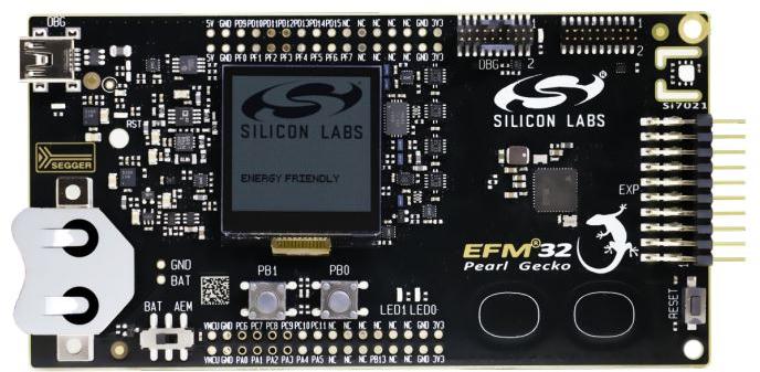 Silicon Labs-SLSTK3401A Cartes et kits de développement de systèmes intégrés EFM32PG1B200F256GM48 Microcontroller Starter Kit 0.032768MHz/40MHz CPU