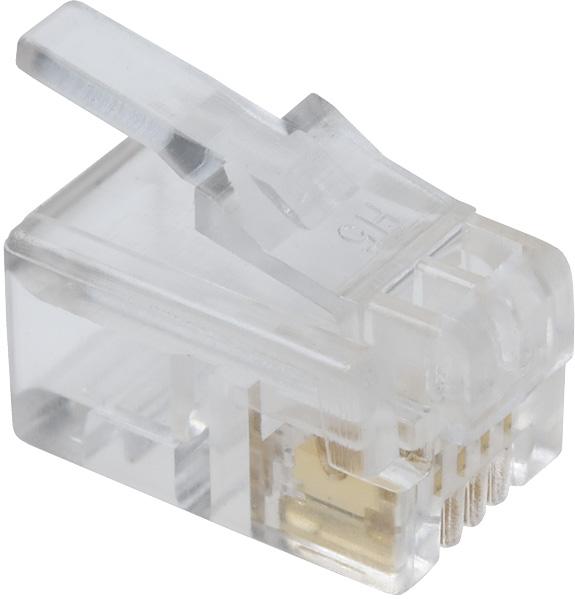 CnC Tech, LLC-5010-FU0066-005 Raccordement téléphone et télécom Conn Modular Plug PL 6 POS 1.02mm Crimp ST Cable Mount 6 Terminal 1 Port Carton