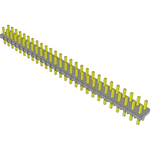 Conn Socket Strip SKT 54 POS 2.54mm Solder ST Thru-Hole Bulk