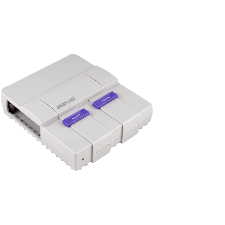 Pi Supply-PIS-0911 Kästen, Gehäuse und Gestelle Gray Plastic SNESPi Case For Raspberry Pi 3 (With Cooling Fan)