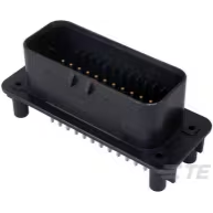TE Connectivity-1-776230-1 Steckverbinderleisten und Leiterplattenbuchsen Conn Shrouded Header (4 Sides) HDR 35 POS 4mm Solder ST Thru-Hole Automotive Tray