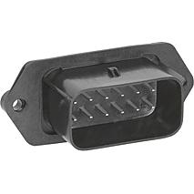 Molex-19428-0015 Cabezales del conector y receptáculos PCB Conn Wire to Board HDR 12Power POS 5.84mm Solder ST Thru-Hole MX150L Tray