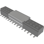 Conn Micro Socket Strip SKT 30 POS 1mm Solder ST SMD Tube