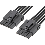 Cable Assembly UL 1061 0.3m 16AWG Wire to Board to Wire to Board 5 to 5 POS F-F Crimp-Crimp Ultra-Fit Bag