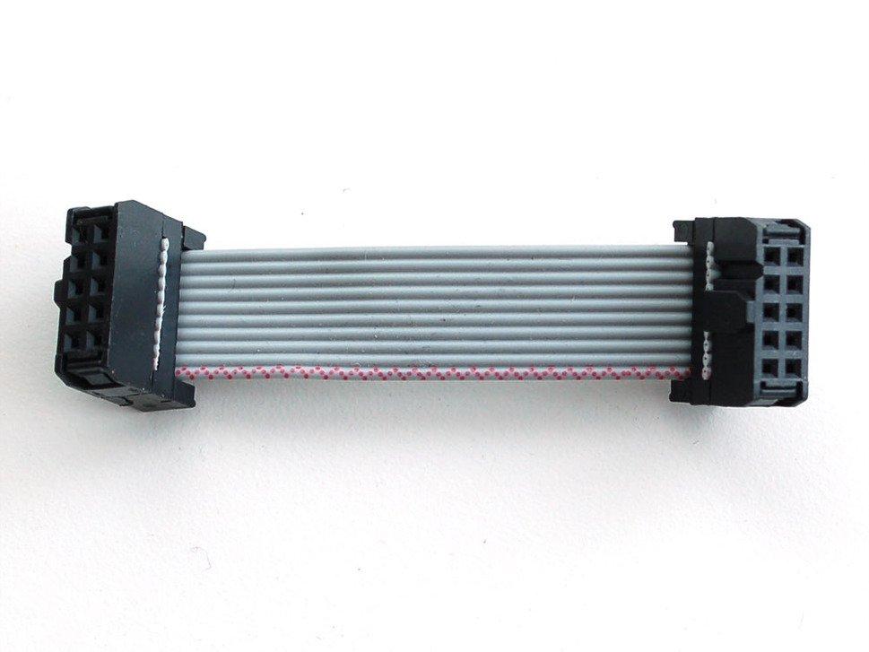 Adafruit Industries-556 Assemblaggio cavo a nastro piatto Cable Assembly 0.03m 2.54mm 10 to 10 POS IDC Connector to IDC Connector SKT-SKT