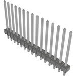 Conn Unshrouded Header HDR 15 POS 2.54mm Solder ST Top Entry Thru-Hole Bulk