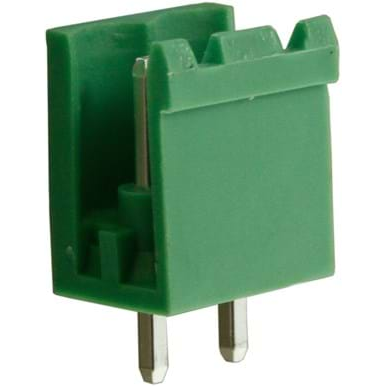 CamdenBoss Ltd-CTBP9300/2AO Steckverbinderleisten und Leiterplattenbuchsen Conn Shrouded Header (2 Sides) M 2 POS 5mm Solder ST Top Entry Thru-Hole