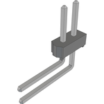 Conn Unshrouded Header HDR 2 POS Solder RA Side Entry Thru-Hole Bulk