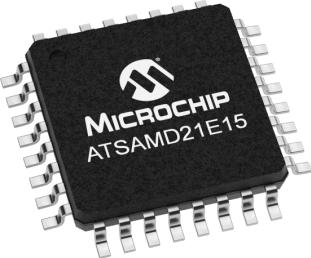 Microchip Technology-ATSAMD21E15A-AUT Microcontrollers - MCUs MCU 32-bit ARM Cortex M0+ RISC 32KB Flash 3.3V 32-Pin TQFP T/R
