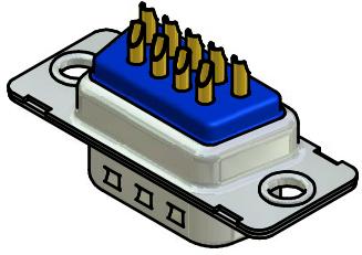CONEC Elektronische Bauelemente GmbH-4STD09PCM99A10X Connector D-Subminiature Conn D-Sub PIN 9 POS Solder Cup ST Cable Mount 9 Terminal 1 Port