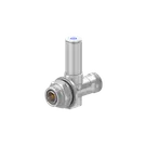 HUBER+SUHNER-3400.41.0196 RF-Steckverbinder Conn 7/16 Adapter 380MHz to 512MHz 50Ohm T Style F/F Silver