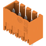 Weidmuller-1604490000 Embases de raccordement et réceptacles PCB Conn Shrouded Header M 4 POS 3.5mm Solder ST Thru-Hole Box