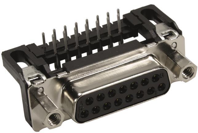 HARTING-09662127603 Steckverbinder, D-Sub Conn D-Sub F 15 POS 1.37mm Solder RA Thru-Hole 15 Terminal 1 Port