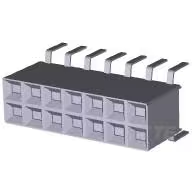 TE Connectivity-534267-1 Connector Headers and PCB Receptacles Conn Socket Strip SKT 14 POS 2.54mm Solder ST Thru-Hole Box