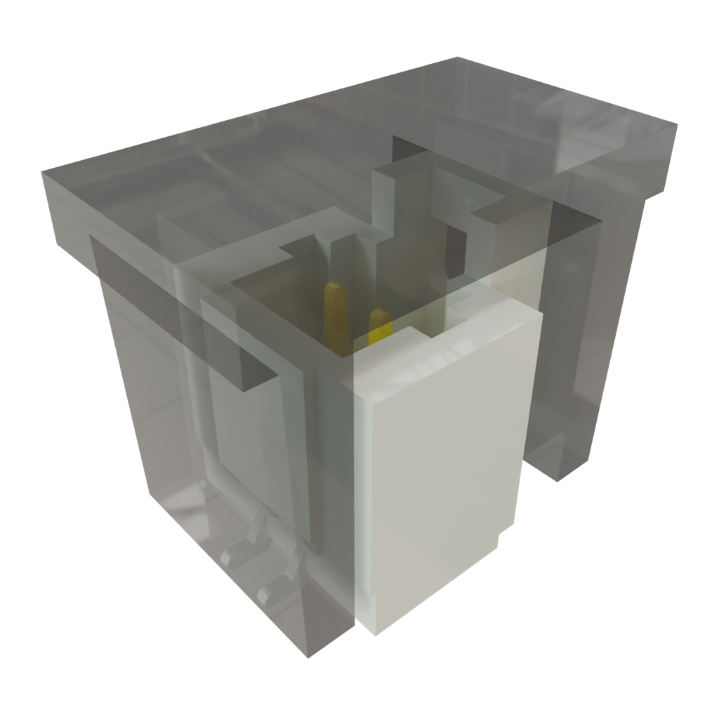 Samtec-T1M-02-F-SV-L-P Piastre connettori e prese PCB Conn Shrouded Header (4 Sides) HDR 2 POS 1mm Solder ST Top Entry SMD Micro Mate™ T/R