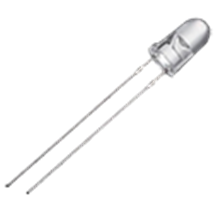 Lite-On Technology-LTE-4208 Infrared Emitters Infrared Emitter 940nm 23.58mW/sr Circular Top Mount 2-Pin T-1 3/4